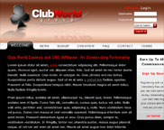 Club World Group | Website template design & layout