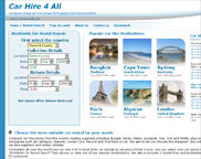 Car Hire 4 All | Website design, layout, content writing